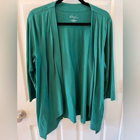 Kim Rogers Sweaters - Kim Roger 3/4 Sleeve Open Front Sweater